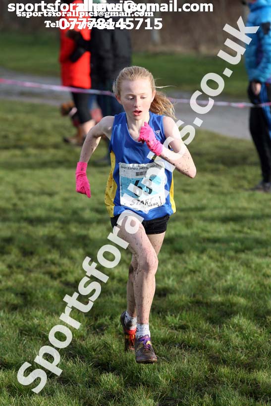 Girls under-13s Start Fitness NEHL, Herrington Country Park, near Sunderland. Photo:  David T. Hewitson/Sports for All Pics